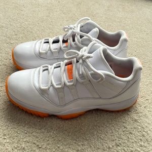 Jordan 11 Retro Womens Bright Citrus Orange Low Air Jordan